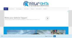 Desktop Screenshot of isoladicretavacanze.com