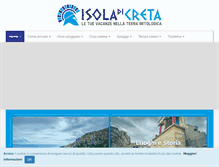 Tablet Screenshot of isoladicretavacanze.com